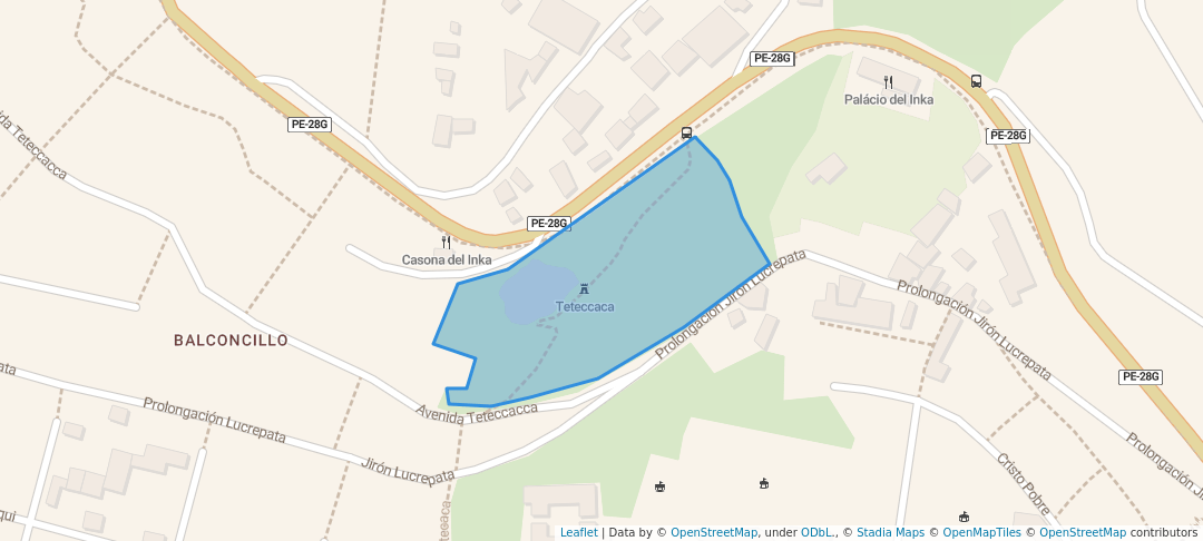 walking in Señor de Tetecaca map in Cusco