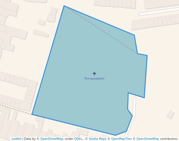 walking in Rongeseplein map in Hasselt