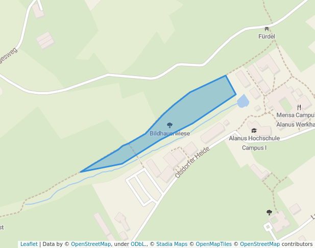 walking in Bildhauerwiese map in Alfter