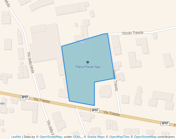 Parco Pavan Spa in Arcade | Map and Routes
