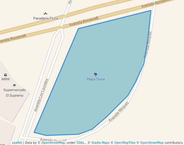 Plaza Tiuna in Caracas | Map and Routes