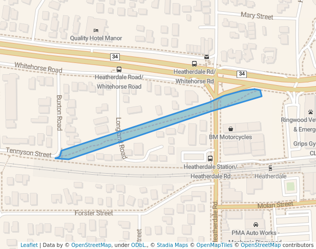 Buxton Road Linear Reserve