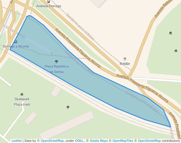 Plaza República de Serbia