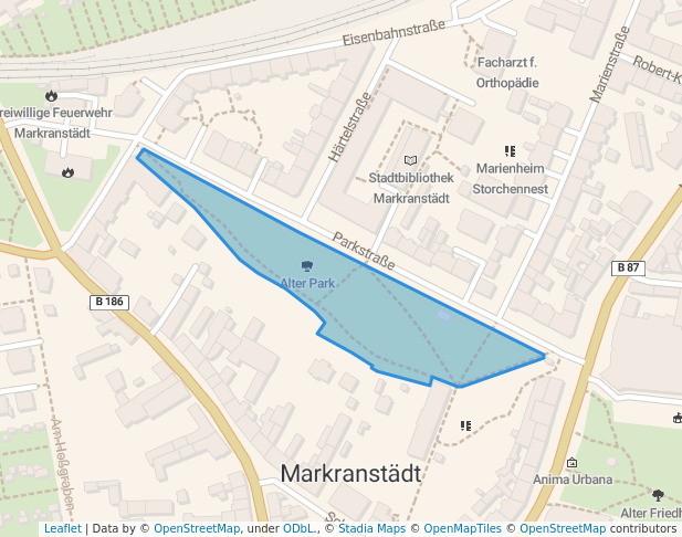 Alter Park in Markranstädt | Map and Routes