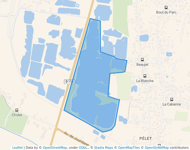 Plan d'eau de la Blanche