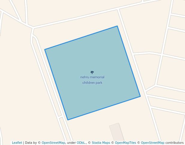 nehru memorial children park