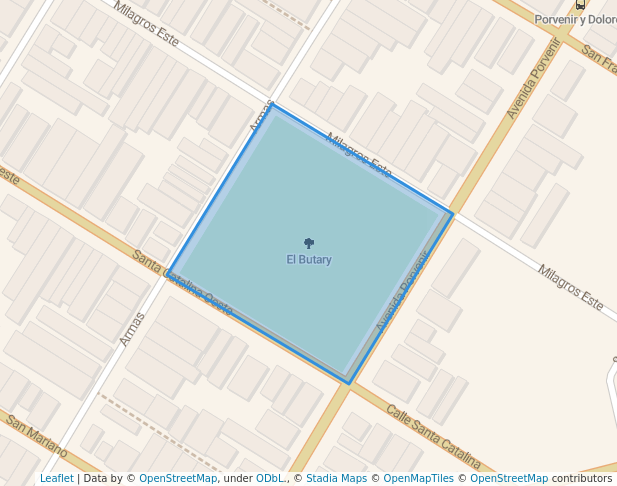 walking in El Butary map in La Habana