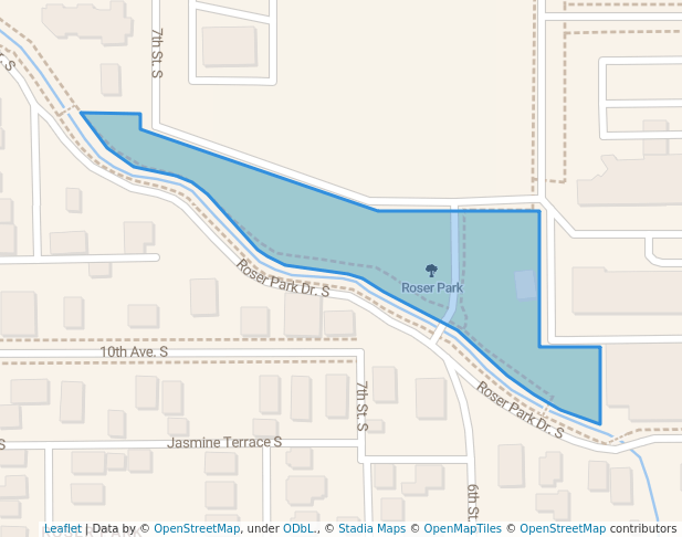 Roser Park in St. Petersburg | Map and Routes