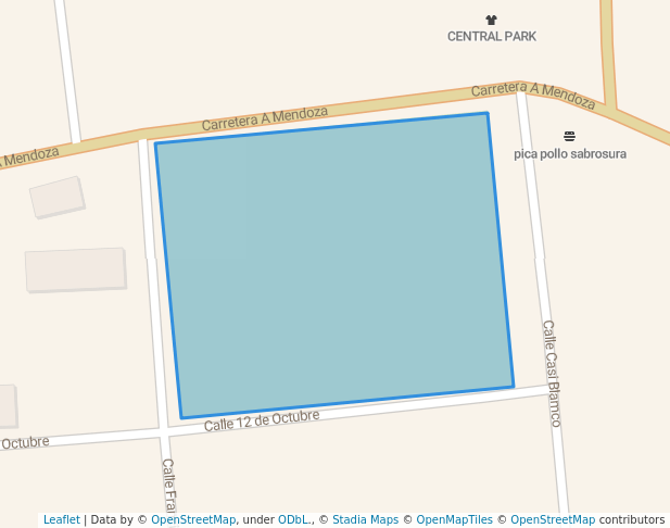 walking in Parque Villa Faro map in Santo Domingo Este