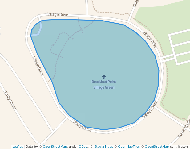 Breakfast Point Village Green