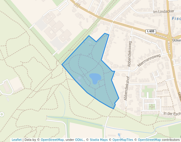 walking in Von-Wedelstaedt-Park map in Gelsenkirchen