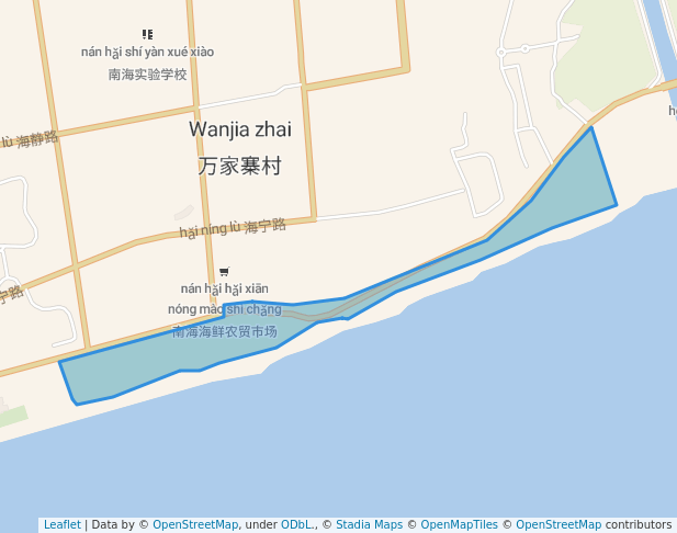 南海公园 in Weihai | Map and Routes