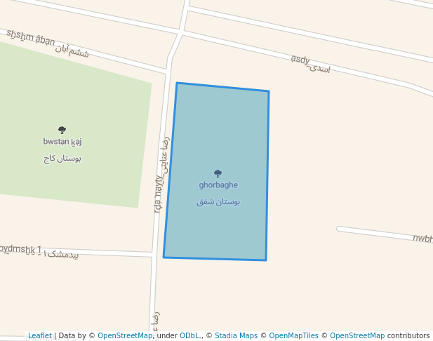 ghorbaghe in Tehran | Map and Routes