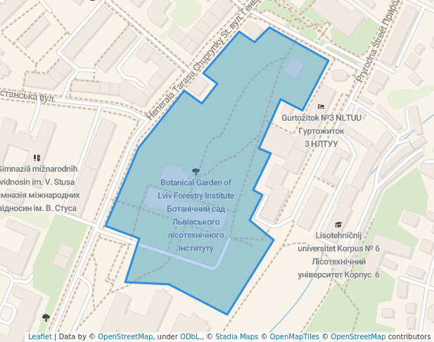 Ботанічний сад Львівського лісотехнічного інституту