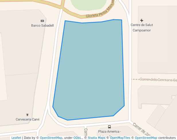 Plaza de América / Plaça d'Amèrica