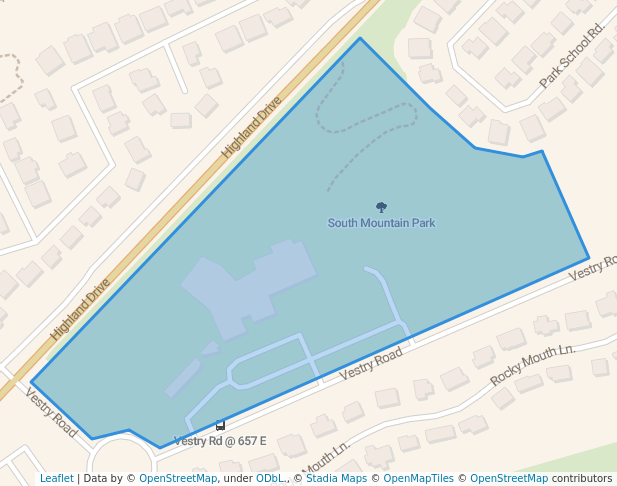 walking in South Mountain Park map in Draper