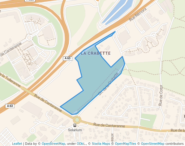 Parc de Crabette in Gradignan | Map and Routes
