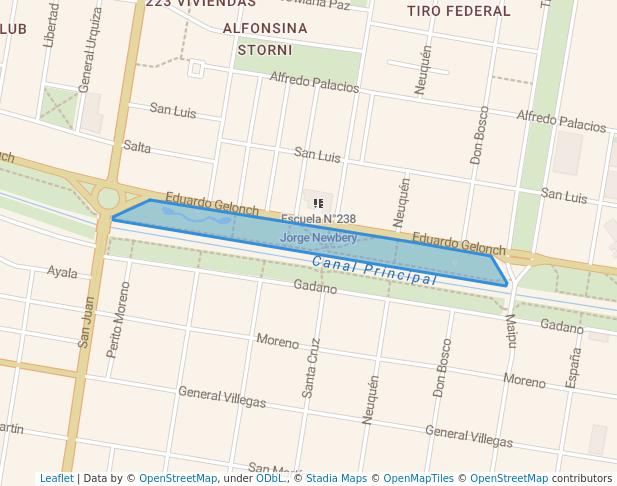 Paseo Canal Grande San Juan-Maipu