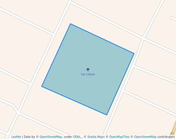 walking in Sai Udyan map in Nashik