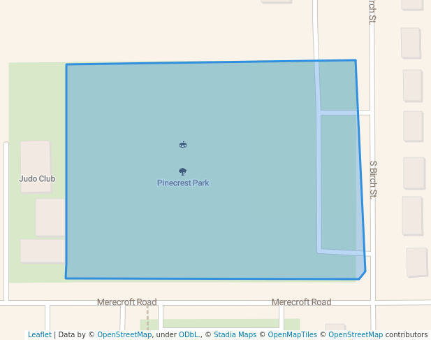 walking in Pinecrest Park map in Campbell River