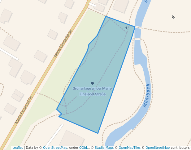 Grünanlage an der Maria-Einsiedel-Straße