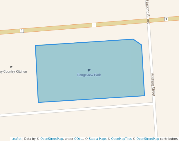 walking in Rangeview Park map in Ravensthorpe