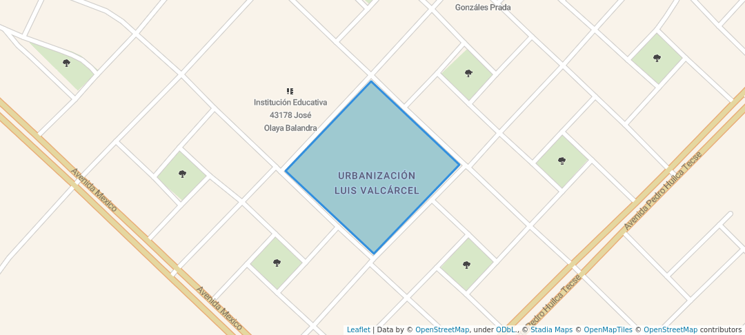 walking in Plaza ENACE map in Ilo