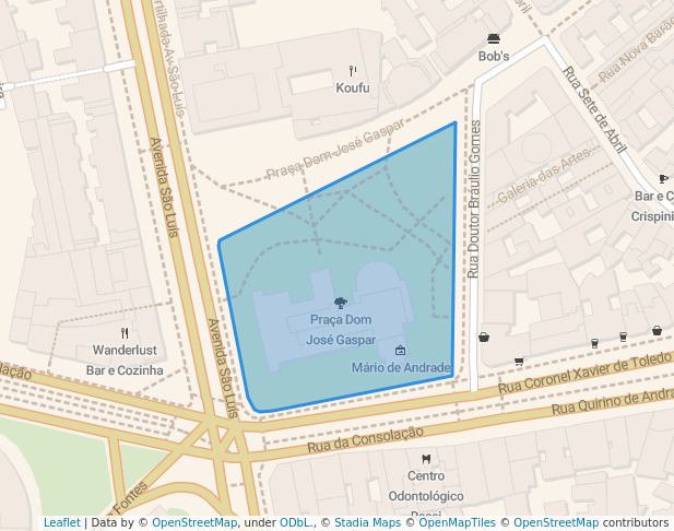 Praça Dom José Gaspar