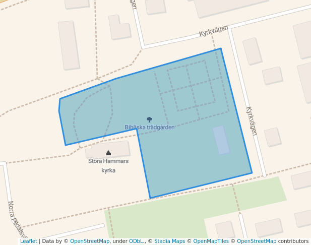 Bibliska trädgården in Höllviken | Map and Routes