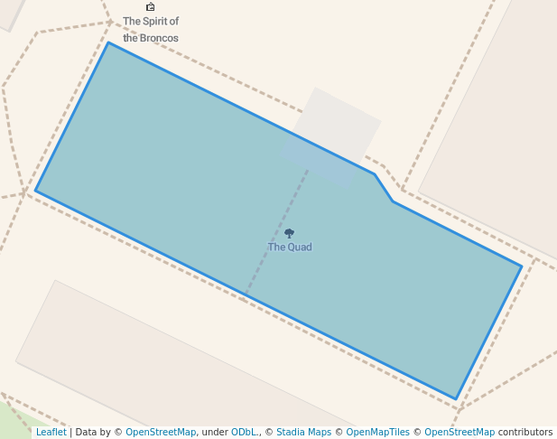 walking in The Quad map in Boise