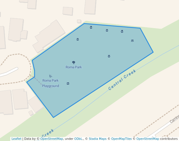 Roma Park in Thomastown | Map and Routes