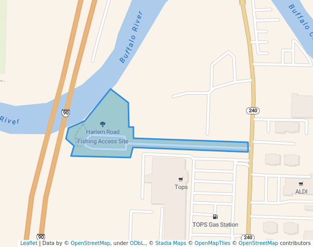 Harlem Road Fishing Access Site