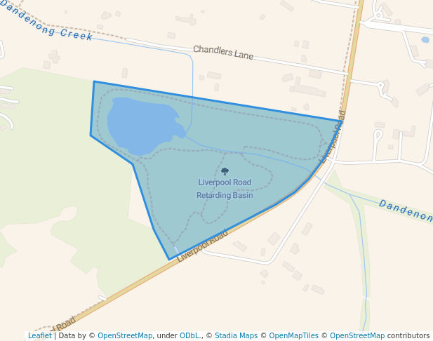 Liverpool Road Retarding Basin