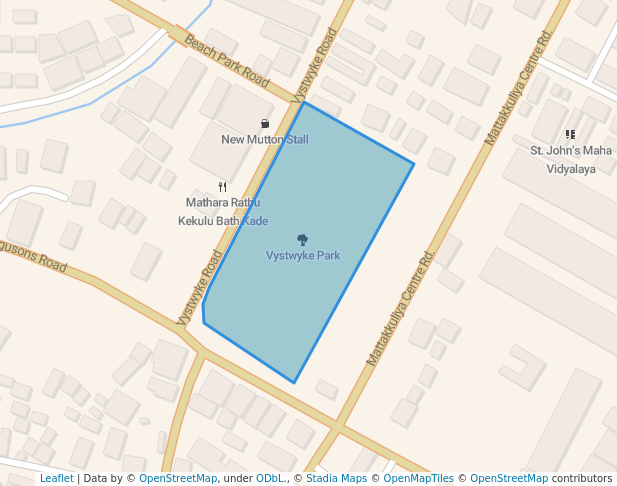 walking in Vystwyke Park map in Colombo