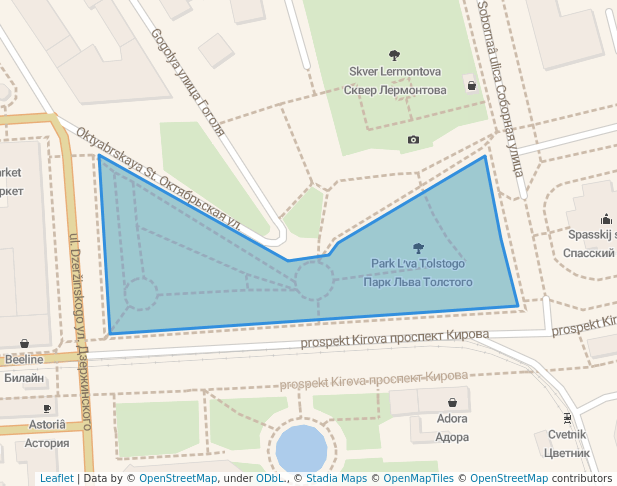 Парк Льва Толстого