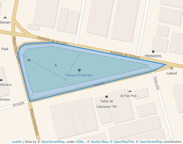 walking in Monaco map in La Habana