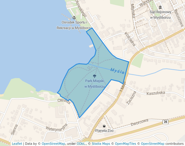 Park Miejski w Myśliborzu