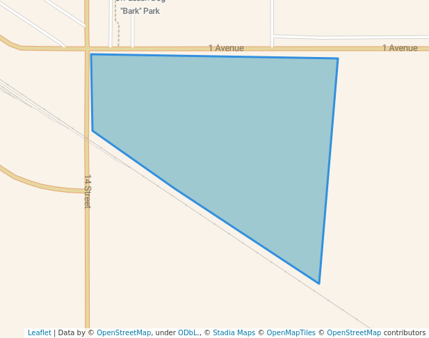 walking in Wainwright Stampede grounds map in Wainwright