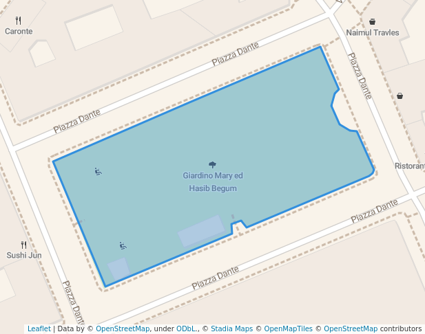 Giardino Mary ed Hasib Begum