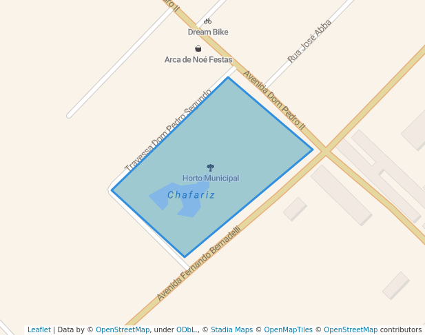 Horto Municipal in Porto Real | Map and Routes
