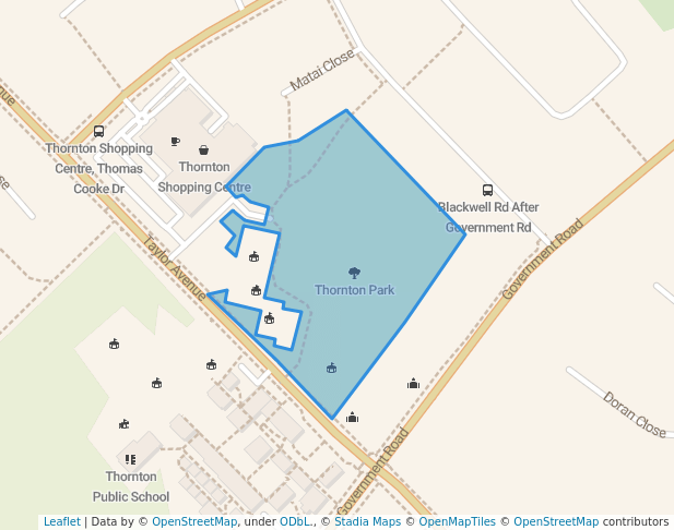 walking in Thornton Park map in Thornton
