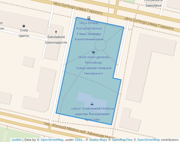 Сквер имени генерала Ниловского