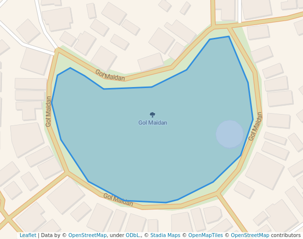 walking in Gol Maidan map in Ulhasnagar