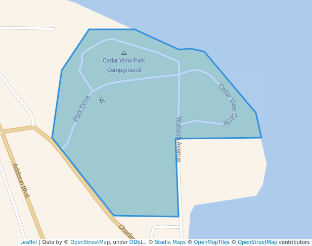 walking in Cedar View Park map in Nashua