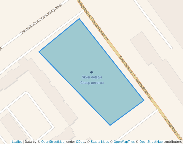 Сквер детства