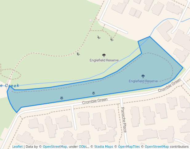 Englefield Reserve in Christchurch | Map and Routes