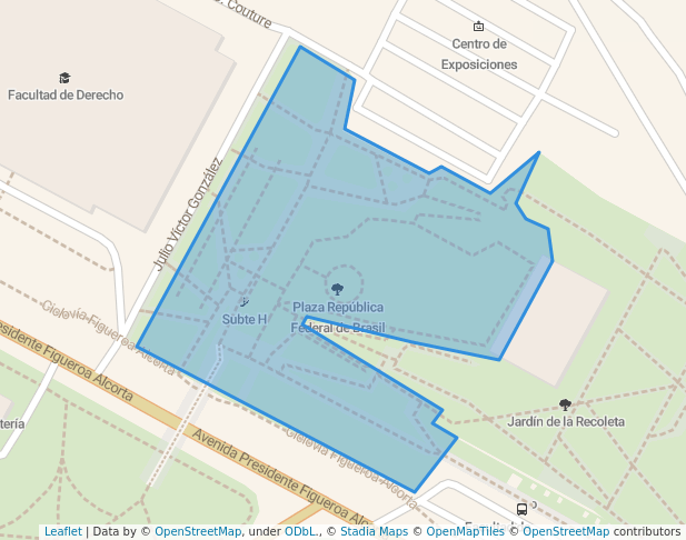 Plaza República Federal de Brasil