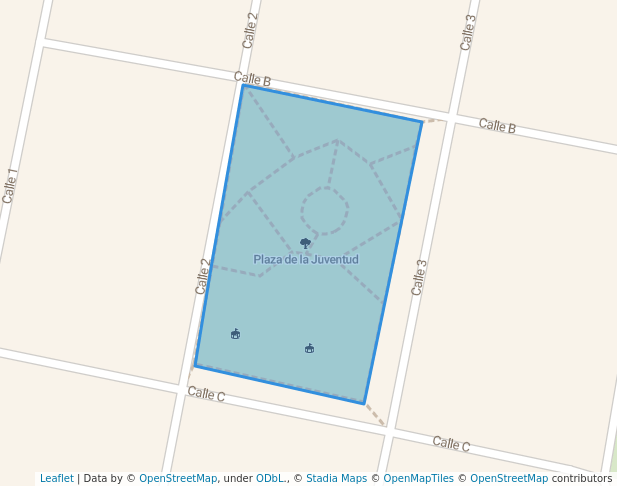 walking in Plaza de la Juventud map in La Paz