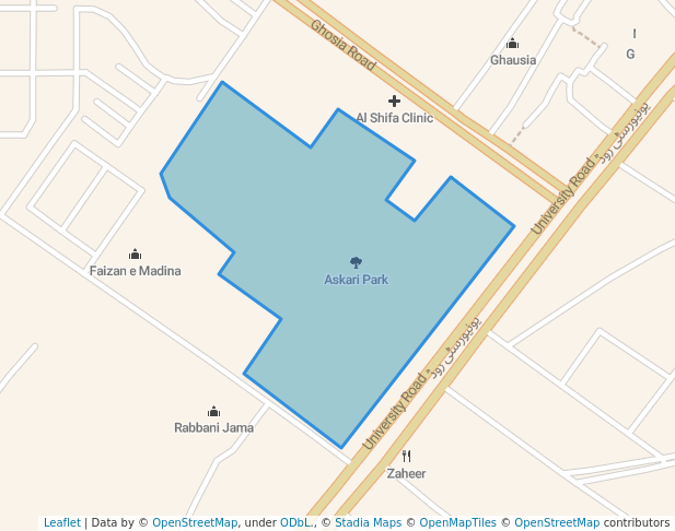 Askari Park in Karachi | Map and Routes