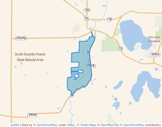 walking in Camrock County Park map in Cambridge